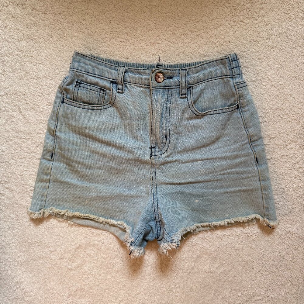 Penshoppe Light Blue Denim Shorts